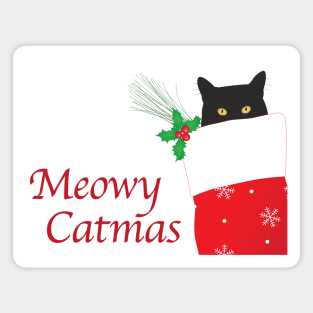 Meowy Catmas Magnet